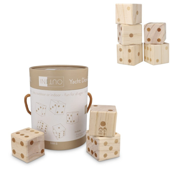 InSide Out Riesen-Würfelspiel aus Holz