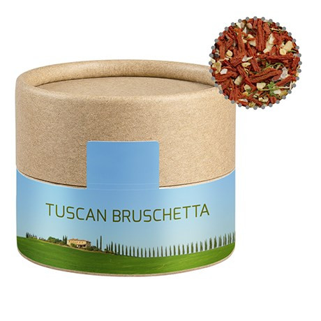 Gewürzmischung Toskanische Bruchetta, ca. 28g, Biologisch abbaubare Eco Pappdose Mini